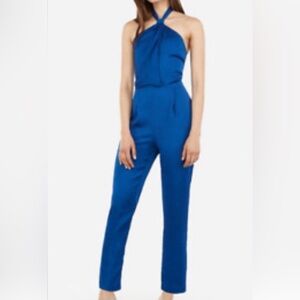Express Vibrant Blue Jumpsuit